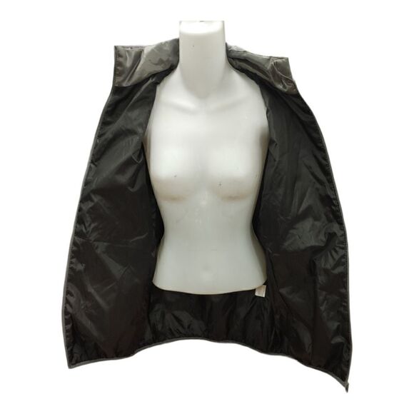 WOMEN'S GRAY WEST LOOP PACKABLE LONG SLEEVE LIGHT WEIGHT QUILTED PUFFER JACKET. - Picture 4 of 10